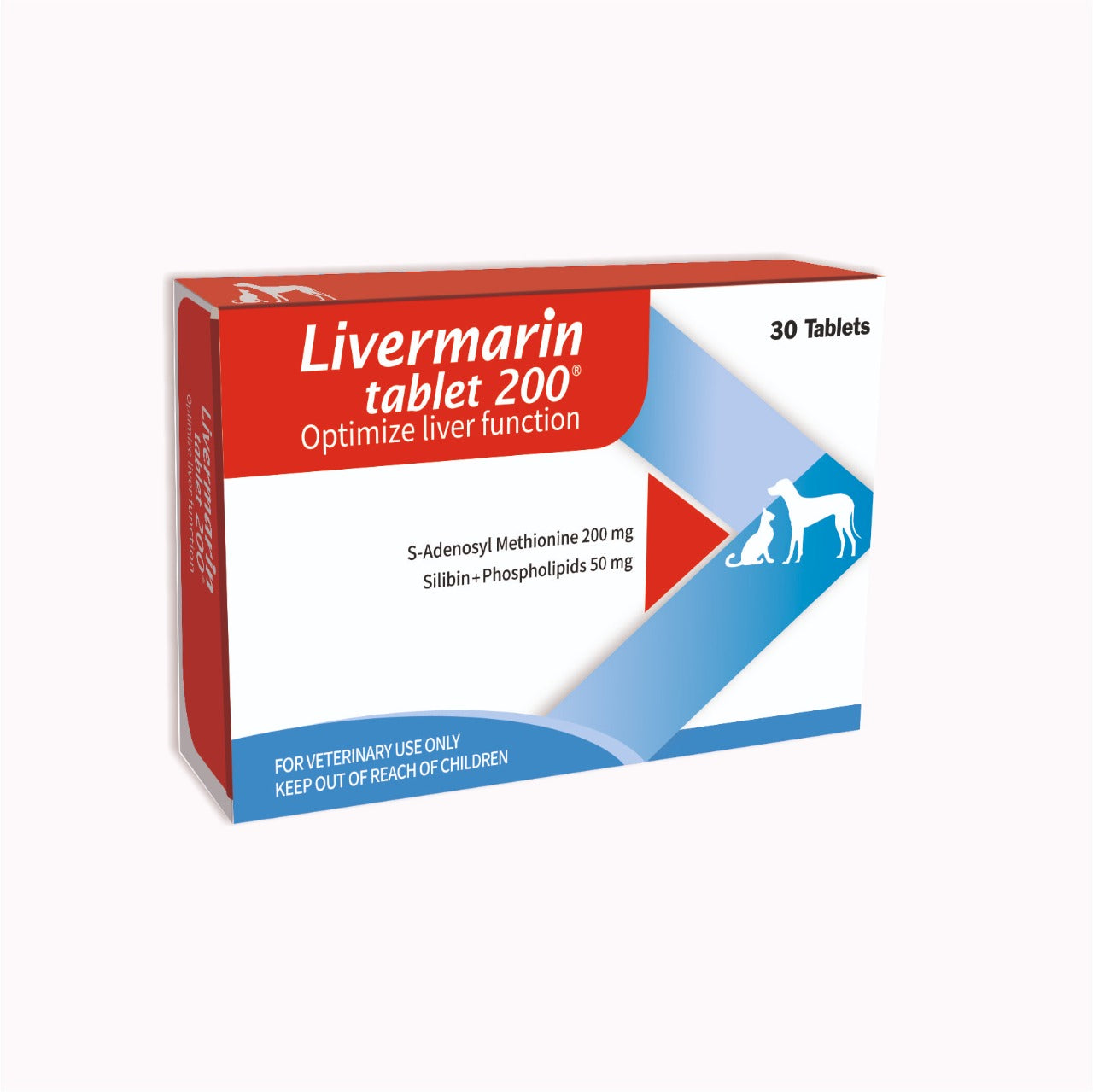 Livermarin 200mg Liver Supplement Tablets for Dogs and Cats 30s