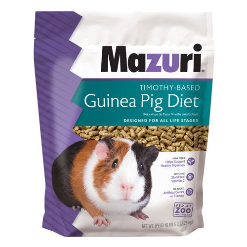 Mazuri® Timothy-Based Guinea Pig Complete Diet 5lb