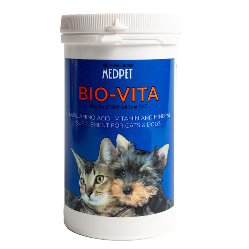 Bio-Vita Amino Acid Multivitamin and Mineral Supplement for Dogs & Cats 200g