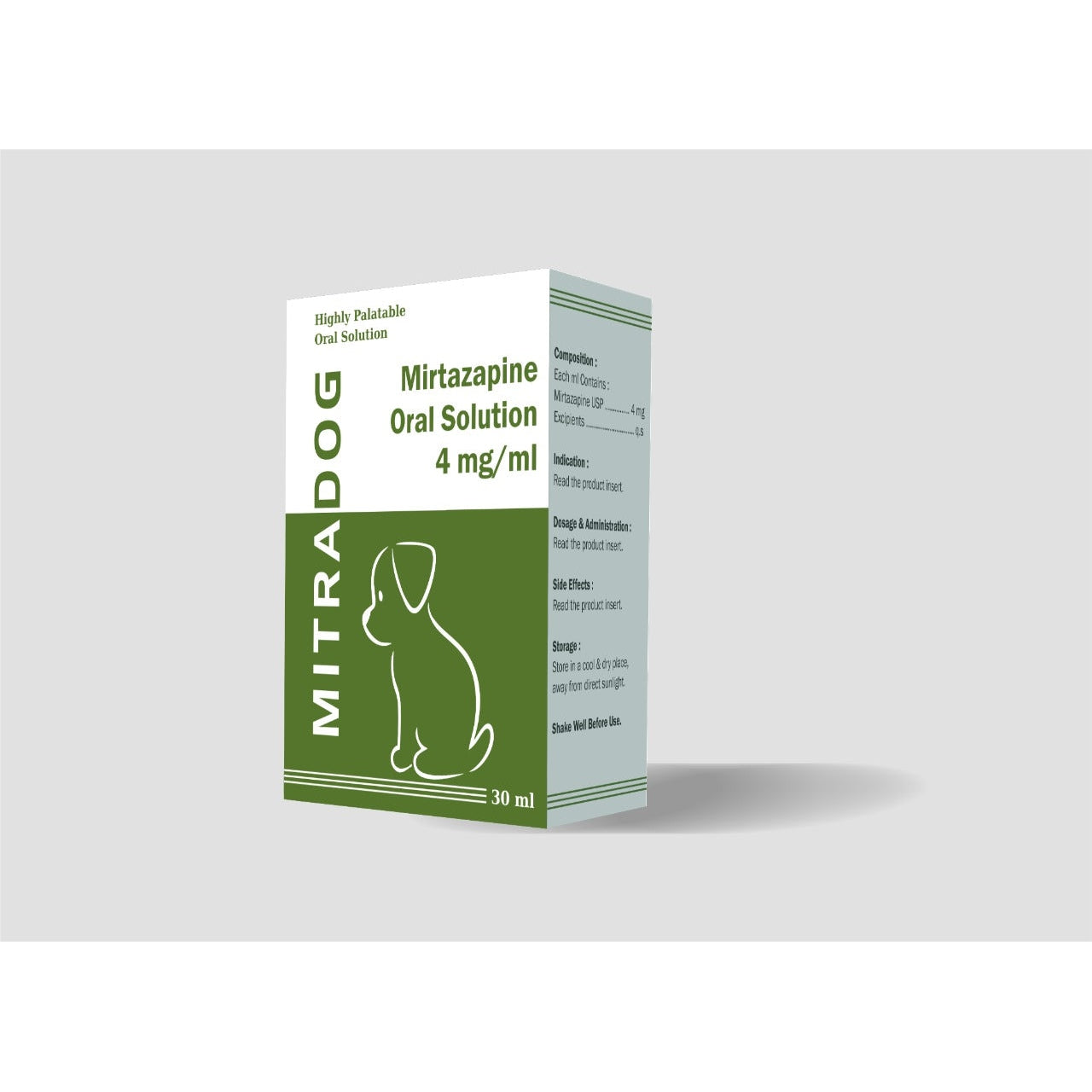 Mitradog Mirtazapine 4mg/ml Oral Suspension for dogs (30mL)
