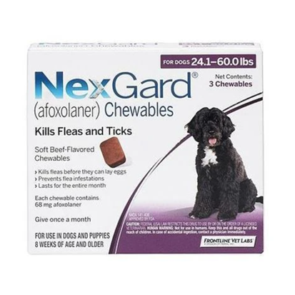 Nexgard Chewable Flavor Fleas Ticks Prevention for Large Dog (10-25Kg)