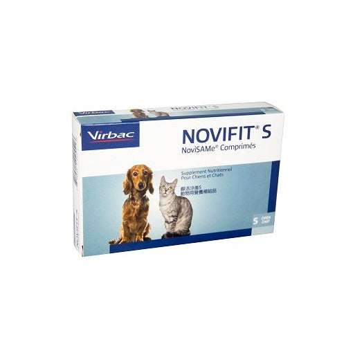 Virbac NOVIFIT ® S Cognitive Health Supplement Tablets for Small Dogs and Cats < 10kg