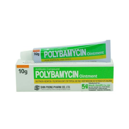 Polybamycin Antibiotic Topical Ointment 10g