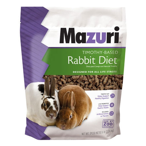 Mazuri® Rabbit Complete Diet with Timothy Hay 5lb