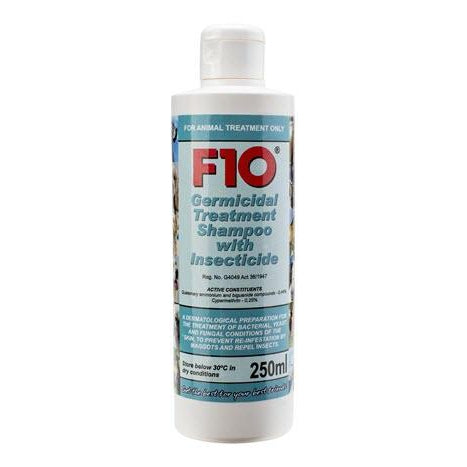 F10 Germicidal Treatment Shampoo with Insecticide 250mL