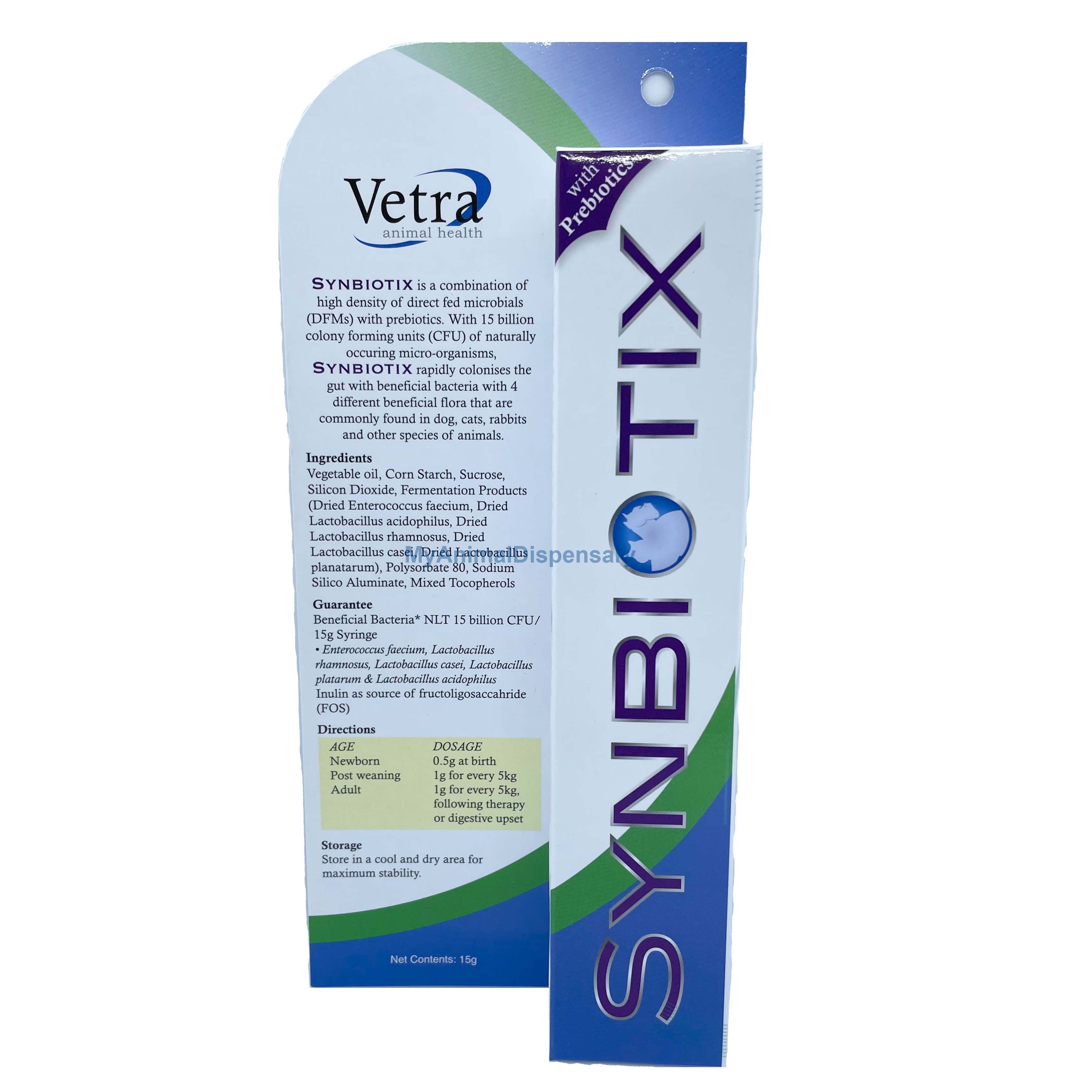 Vetra Synbiotix Prebiotic / Probiotic 15g