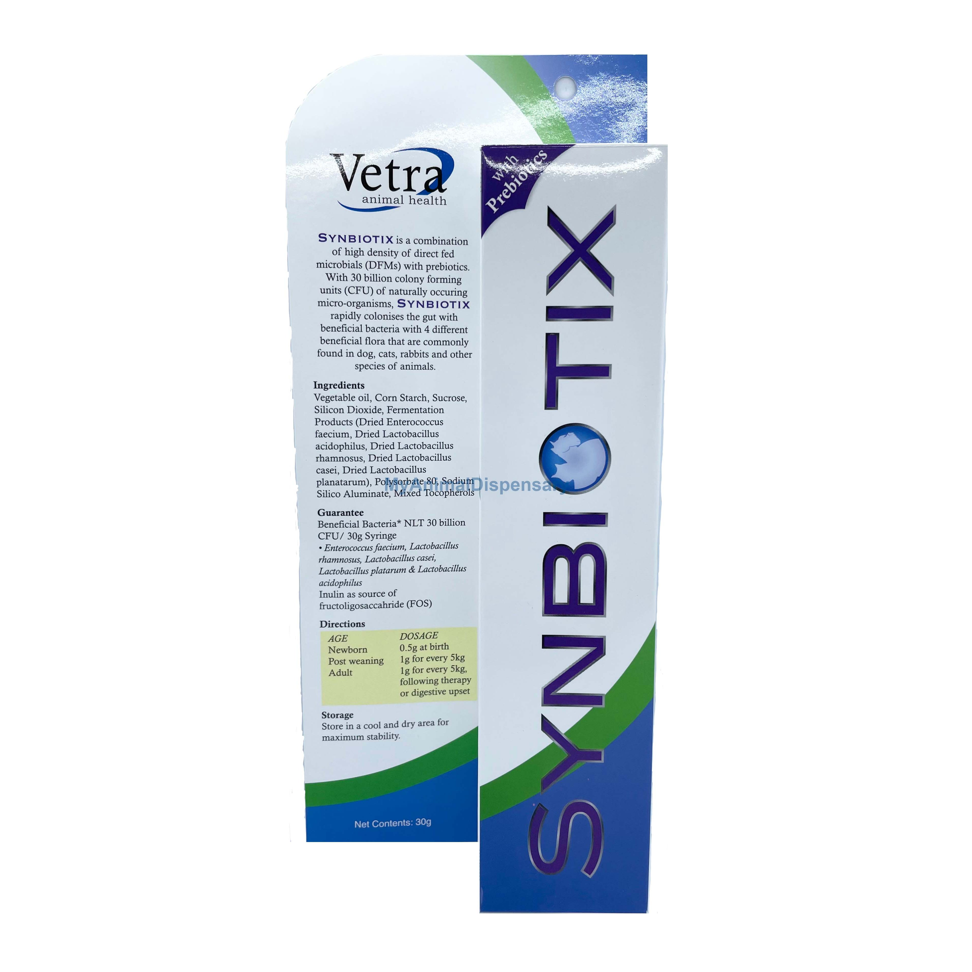Vetra Synbiotix Prebiotic / Probiotic 30g