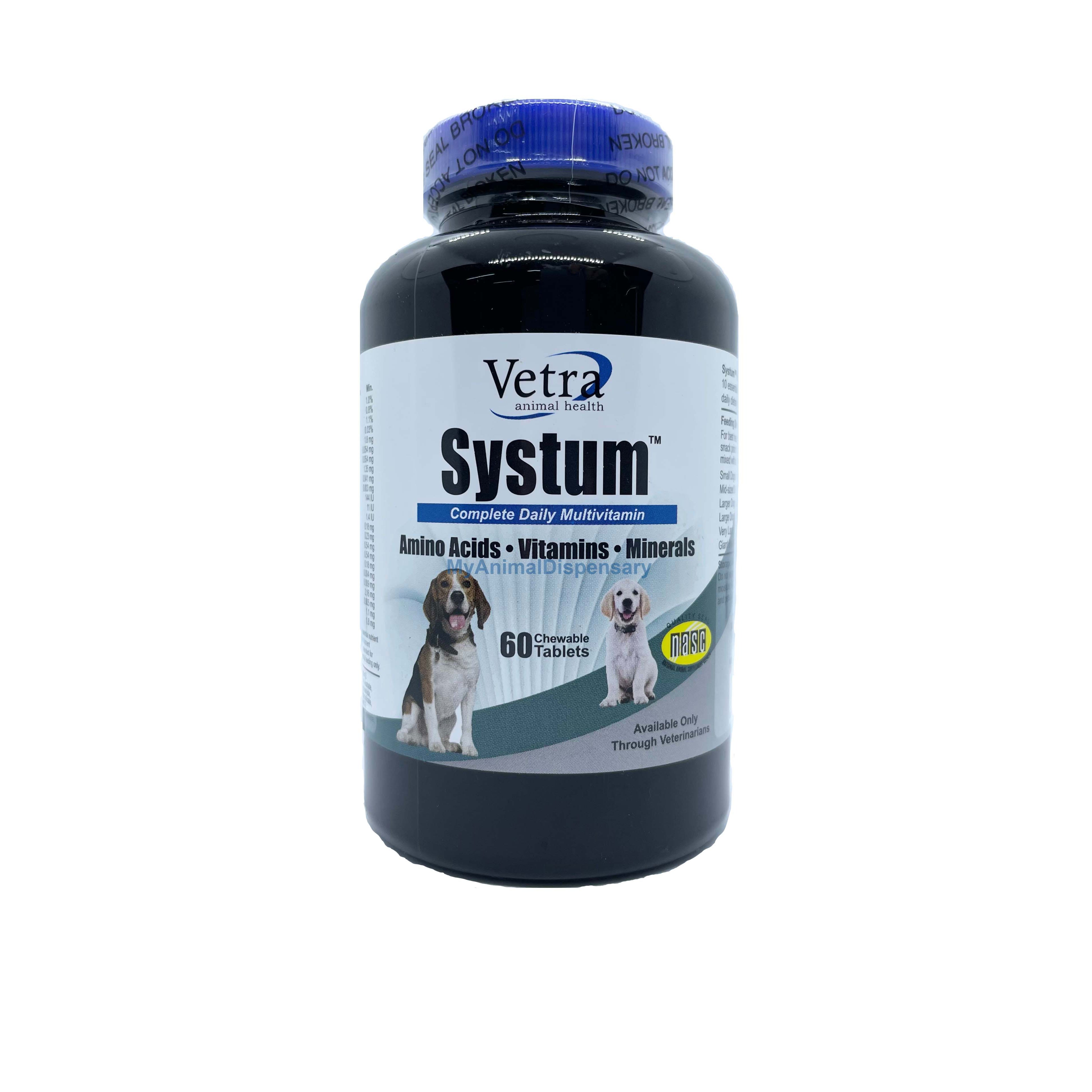 Vetra Systum Daily Multivitamin for Dogs & Cats (60 tablets)