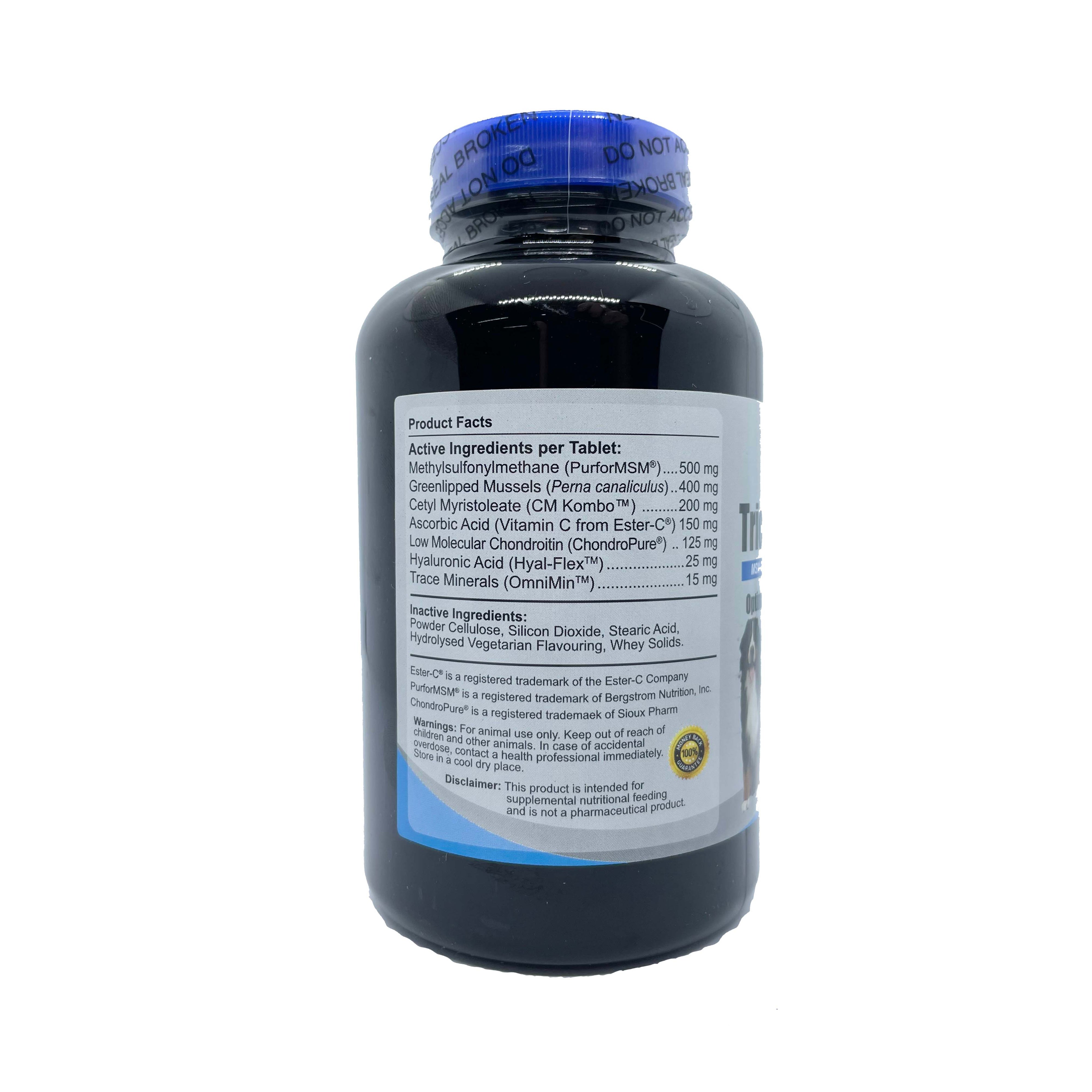 Vetra Animal Health Tricosamine GLM (Greenlipped Mussels) Joint Supplement (Hypoallergenic)