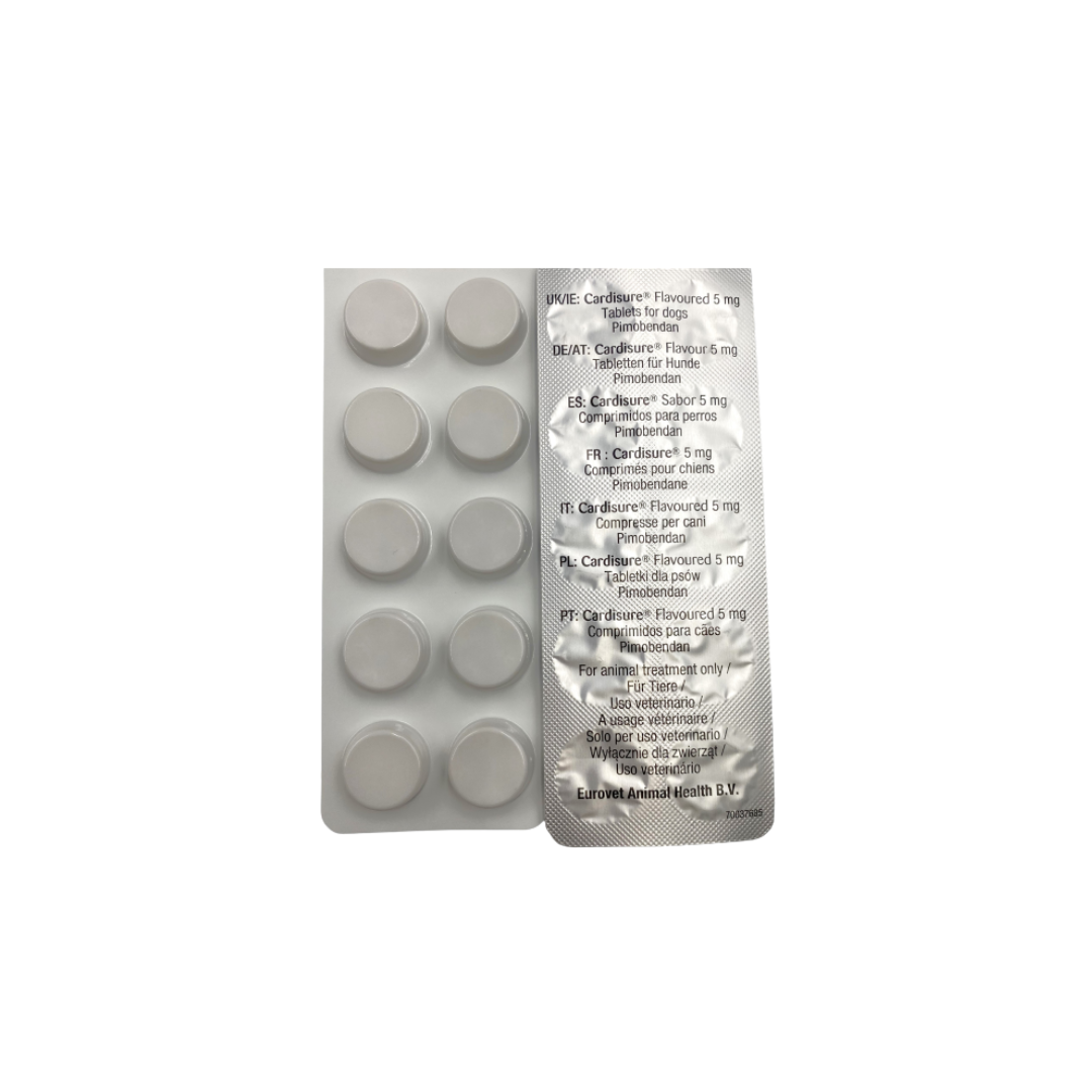 Dechra Cardisure Cardiomyopathy Flavoured Tablet (5mg)