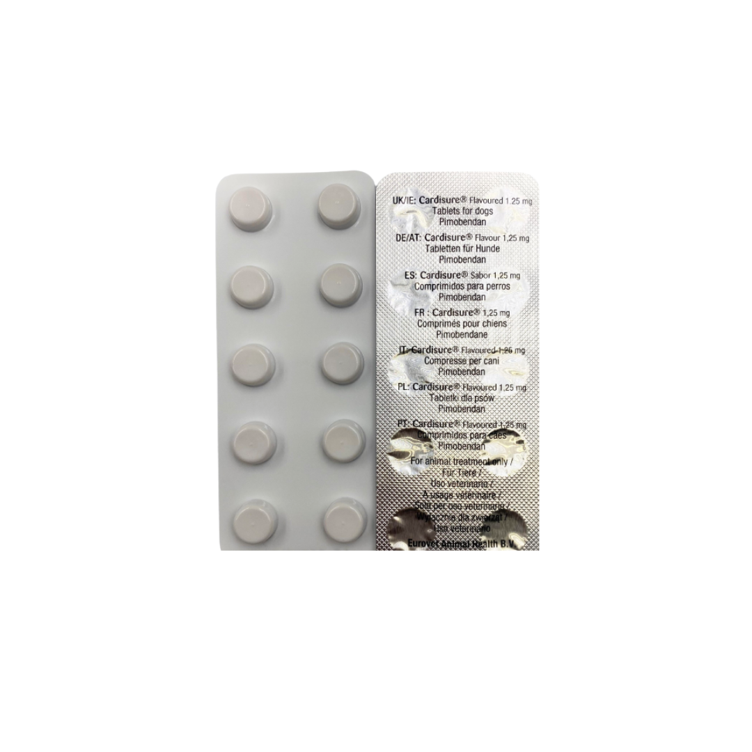 Dechra Cardisure Cardiomyopathy Flavoured Tablet (1.25mg)