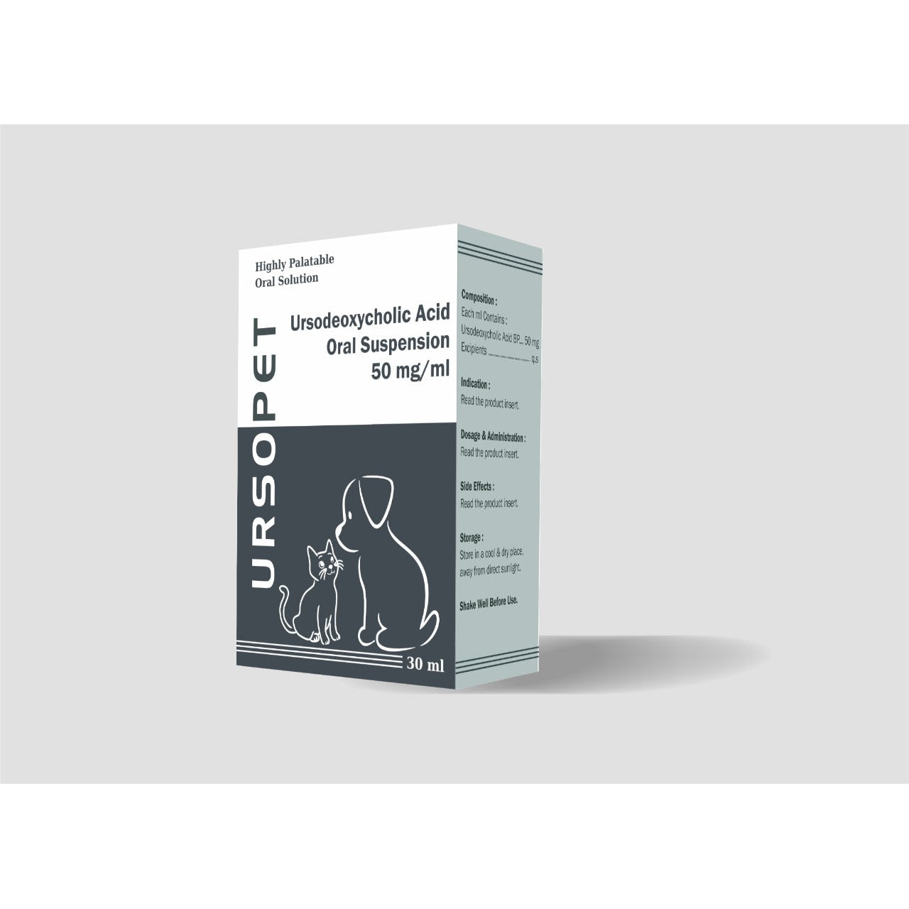 Ursopet Ursodeoxycholic Acid 50mg/ml Oral Suspension (30mL)