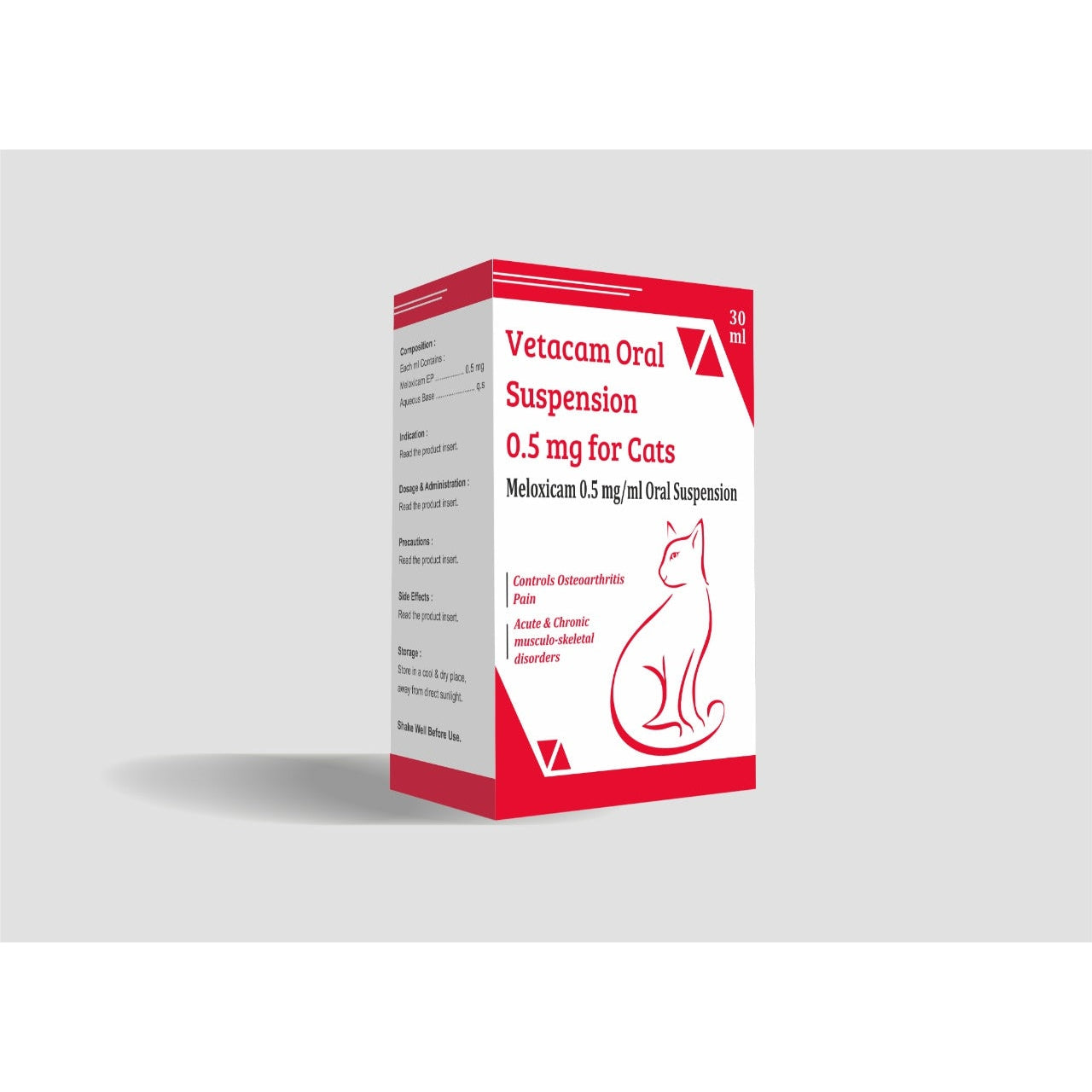 Vetacam for Cats Meloxicam Oral Suspension 0.5mg/mL