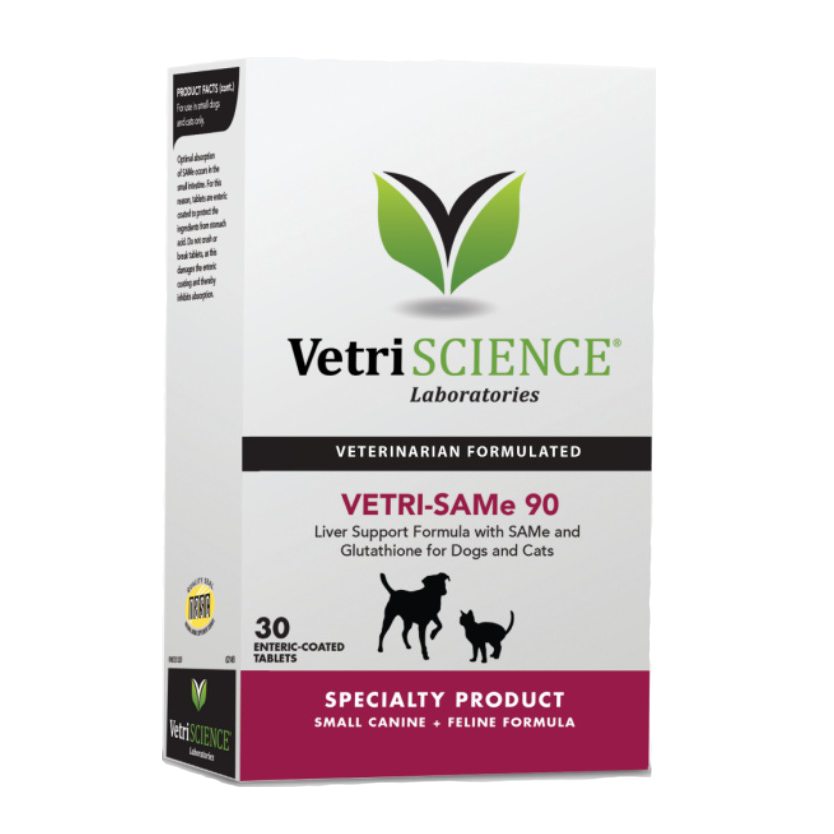 Vetri-Science Vetri SAMe 90 Liver Support Supplement for Dogs & Cats