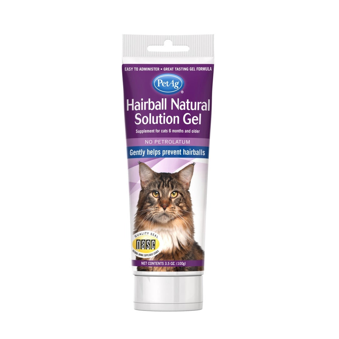 PetAg Hairball Natural Solution Gel for Cats 100g