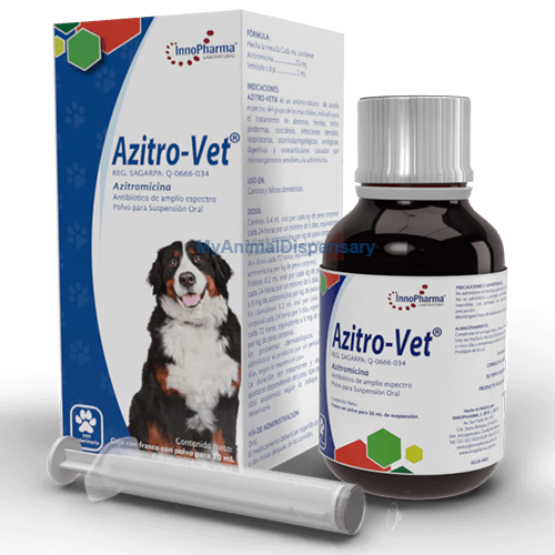 Azitro-Vet Antibiotic Oral Suspension for Dogs and Cats 30mL