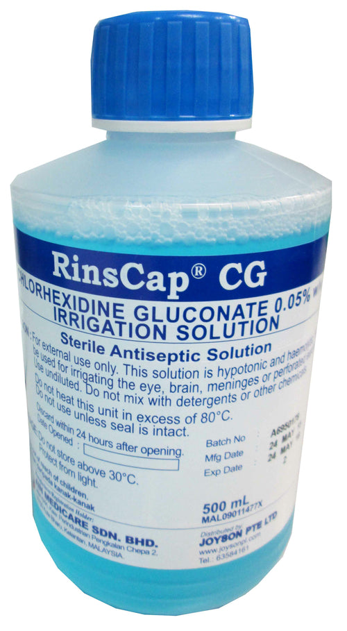 Chlorhexidine Gluconate 0.05% Antiseptic Solution 500mL