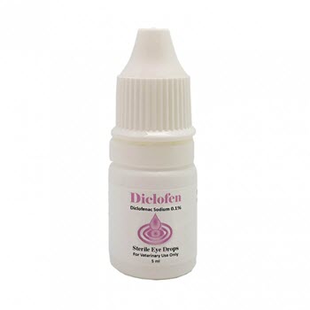 Diclofen Sterile Eye Drops for Dogs Cats Pets (5ml)
