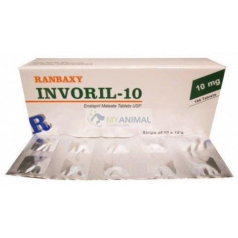 Invoril-10 Enalapril 10mg Tablets
