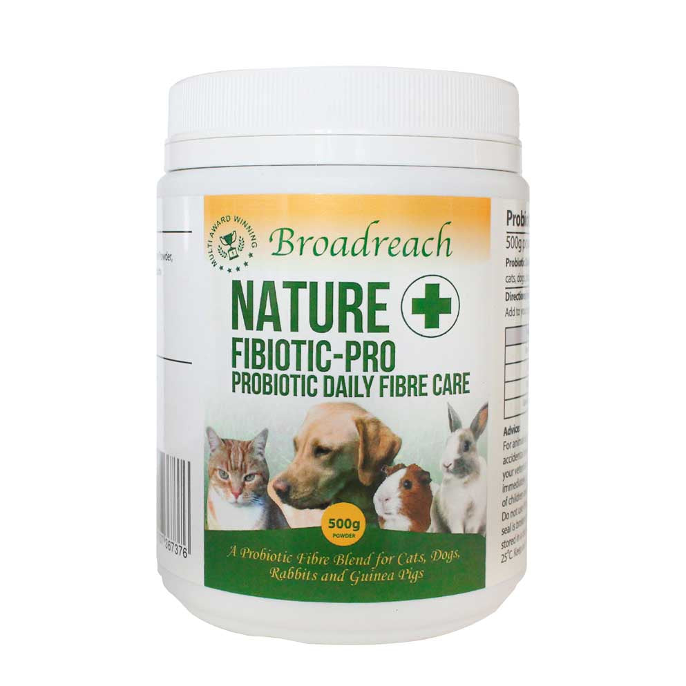 Fibiotic Pro - Probiotic Daliy Fibre Care for Dogs, Cats, Rabbits and Guinea Pigs (500g)