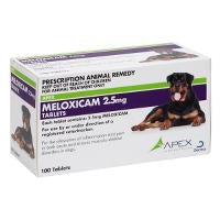 Dechra Meloxicam Anti Inflammatory Pain Relief Tablets for Dogs (2.5mg)