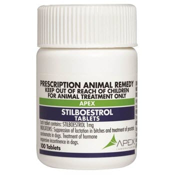 Dechra Stilboestrol 1mg Urinary Incontinence Treatment Tablets